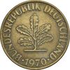 سکه 10 فینیگ 1970F جمهوری فدرال - EF45 - آلمان