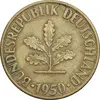 سکه 10 فینیگ 1950G جمهوری فدرال - EF45 - آلمان