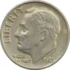 سکه 1 دایم 1965 روزولت - EF - آمریکا