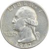 سکه کوارتر دلار 1962D واشنگتن - VF35 - آمریکا