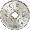 سکه 25 اوره 1972 فردریک نهم - MS63 - دانمارک
