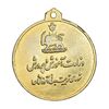 مدال آویز ورزشی برنز ژیمناستیک آقایان - طلایی - EF - محمد رضا شاه
