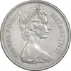 سکه 10 نیو پنس 1968 الیزابت دوم - EF45 - انگلستان