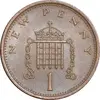 سکه 1 پنی 1974 الیزابت دوم - EF45 - انگلستان