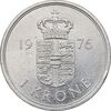 سکه 1 کرون 1976 مارگرته دوم - AU55 - دانمارک