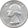 سکه کوارتر دلار 1990D واشنگتن - AU50 - آمریکا