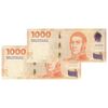اسکناس 1000 پزو بدون تاریخ (2023-2024) جمهوری فدرال - جفت - UNC64 - آرژانتین