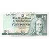اسکناس 1 پوند 2001 الیزابت دوم - تک - UNC64 - انگلستان (اسکاتلند)