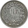 سکه 1 فرانک 1957 دولت فدرال - EF40 - سوئیس