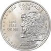 سکه کوارتر دلار 2000D ایالتی - نیوهمشایر - MS63 - آمریکا