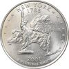 سکه کوارتر دلار 2001D ایالتی - نیویورک - MS63 - آمریکا