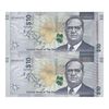 اسکناس 10 دلار 2022 الیزابت دوم - جفت - UNC65 - باهاما