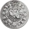 سکه 1000 دینار 1298 - ارور چرخش 180 درجه - VF30 - ناصرالدین شاه