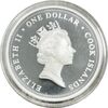 مدال 1 دلار لیف اریکسون با اژدها 2005 - الیزابت دوم - PF70 - جزایر کوک