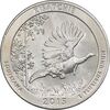 سکه کوارتر دلار 2015D جنگل ملی کیساچی - AU - آمریکا
