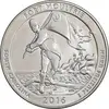 سکه کوارتر دلار 2016D - فورت مولتری - AU58 - آمریکا
