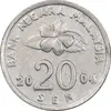 سکه 20 سن 2004 پادشاهی انتخابی - EF40 - مالزی