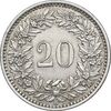 سکه 20 راپن 1960 دولت فدرال - AU58 - سوئیس سکه 20 راپن 1960 دولت فدرال - AU58 - سوئیس