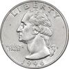 سکه کوارتر دلار 1996P واشنگتن - AU58 - آمریکا