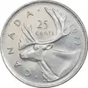 سکه 25 سنت 1972 الیزابت دوم - AU50 - کانادا