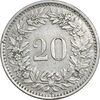 سکه 20 راپن 1955 دولت فدرال - EF45 - سوئیس