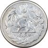 سکه 2000 دینار 1324 تصویری - VF35 - مظفرالدین شاه