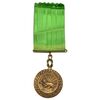 مدال برنز بپاداش خدمت - با روبان فابریک - UNC - رضا شاه