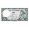 اسکناس 5 پزتا 1954 فرانسیسکو فرانکو - تک - UNC64 - اسپانیا