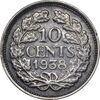 سکه 10 سنت 1938 ویلهلمینا - EF45 - هلند