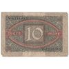 اسکناس 10 مارک 1920 جمهوری وایمار - تک - VF - آلمان