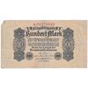 اسکناس 100 مارک 1922 جمهوری وایمار - تک - VF - آلمان