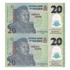 اسکناس 20 نایرا 2022 جمهوری فدرال - جفت - UNC65 - نیجریه