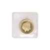 مدال طلا 2.5 گرمی بانک ملی (با کاور فابریک پلمب) - MS65 - محمد رضا شاه
