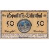 اسکناس 50 فینیگ 1921 جمهوری وایمار - لیلینتال - تک - UNC62 - آلمان
