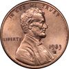 سکه 1 سنت 1983D لینکلن - MS61 - آمریکا