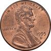 سکه 1 سنت 1995D لینکلن - MS61 - آمریکا