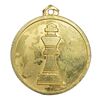 مدال آویز ورزشی شطرنج ناشنوایان - طلایی - AU - محمد رضا شاه مدال آویز ورزشی شطرنج ناشنوایان - طلایی - AU - محمد رضا شاه