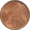 سکه 1 نیو پنی 1976 الیزابت دوم - MS62 - انگلستان