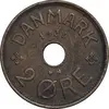 سکه 2 اوره 1939 کریستیان دهم - EF45 - دانمارک