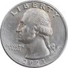 سکه کوارتر دلار 2021D - عبور از دلاویر - AU - آمریکا