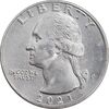سکه کوارتر دلار 2021P - عبور از دلاویر - AU - آمریکا