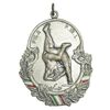 نشان مسابقات کشتی جام تختی - نقره ای - AU55 - محمد رضا شاه