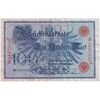 اسکناس 100 مارک 1908 ویلیام دوم - مهر قرمز - تک - EF - آلمان