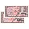 اسکناس 20 ریال (انصاری - مهران) ریال بسته - جفت - UNC61 - محمد رضا شاه