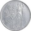 سکه 100 لیره 1967 جمهوری - EF45 - ایتالیا