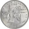 سکه کوارتر دلار 2001D ایالتی - نیویورک - MS61 - آمریکا