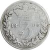 سکه 3 پنس 1885 ویکتوریا - VF20 - انگلستان