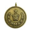 مدال برنز تاج - مدال خدمت - ضرب ایران - EF - رضا شاه