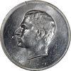 مدال نقره بیست و پنجمین سال سلطنت 1344 - UNC - محمدرضا شاه