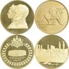 مدال های طلا و نقره سری جشنهای 2500 ساله شاهنشاهی - PF64 - محمد رضا شاه